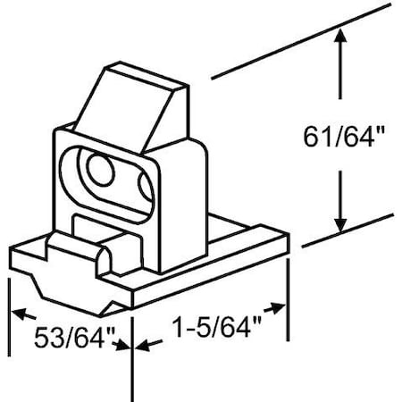 Strybuc Balance Top Sash Guide 60-630